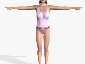 sexy girl nandini 3D Model