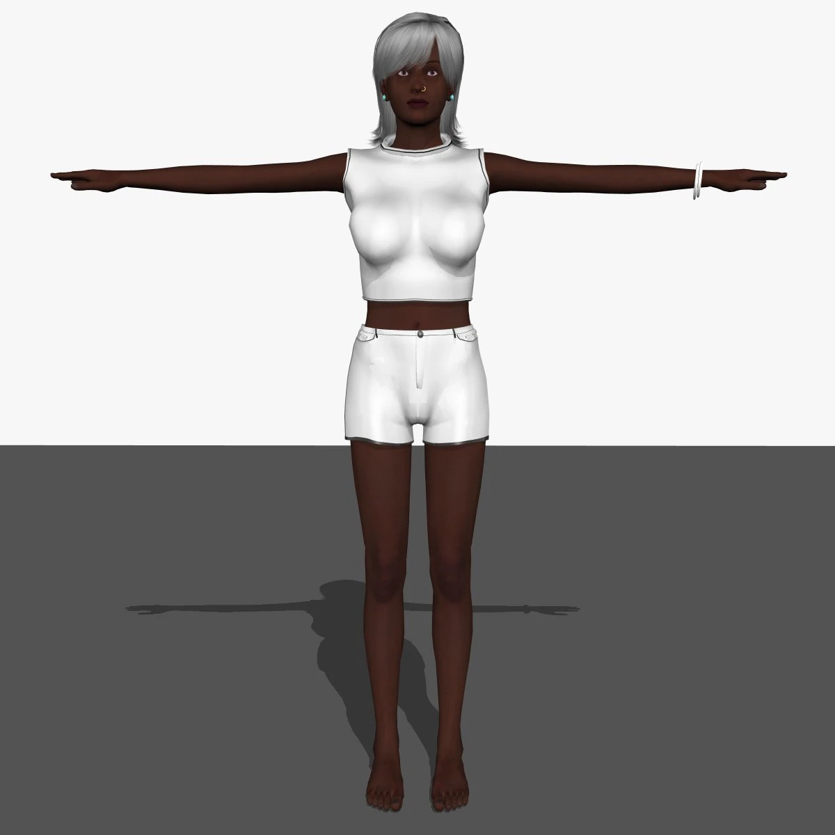 sexy girl nomita 3D Model .c4d .max .obj .3ds .fbx .stl .blend 