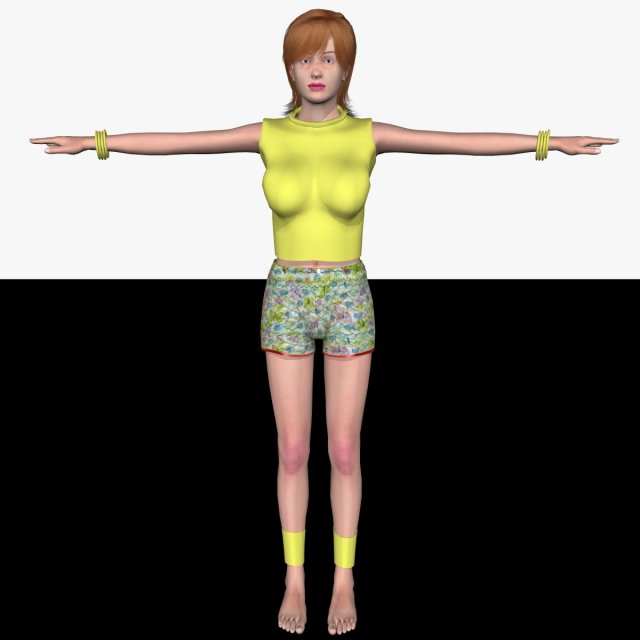 sexy girl priya Modello 3D .c4d .max .obj .3ds .fbx .stl .blend 