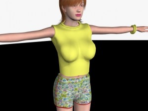 sexy girl priya Modello 3D