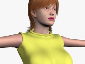 sexy girl priya Modello 3D