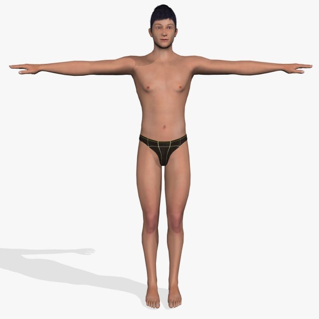 young boy ravi 3D Модель .c4d .max .obj .3ds .fbx .stl .blend 