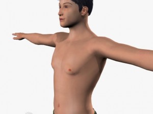 young boy ravi 3D Модель