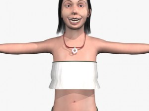 sexy girl navya 3D Model