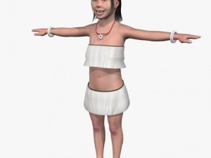 sexy girl navya 3D Model