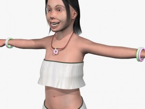 sexy girl navya 3D Model