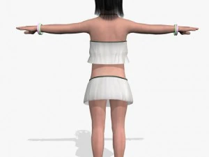 sexy girl navya 3D Model