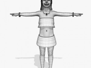 sexy girl navya 3D Model