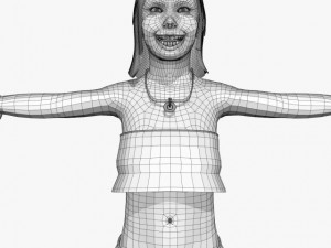 sexy girl navya 3D Model