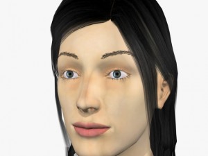 sexy female sofia 3D Model