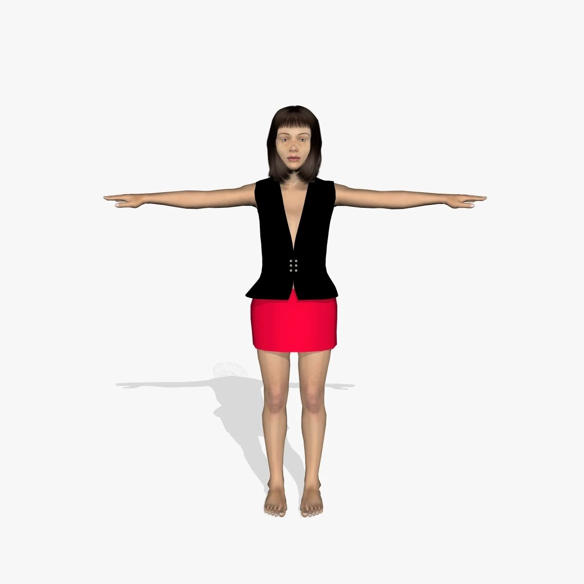 sexy female sonam 3D Model .c4d .max .obj .3ds .fbx .stl .blend 