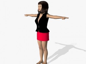 sexy female sonam 3Dモデル