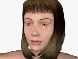 sexy female sonika 3D Model