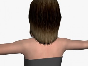 sexy female sonika Model 3D