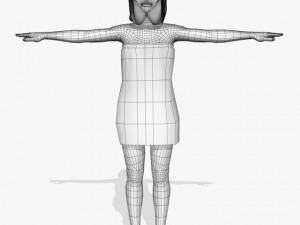 sexy female sonika Model 3D
