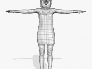 sexy female sonika Model 3D
