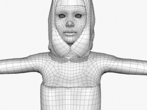 sexy female sonika Model 3D