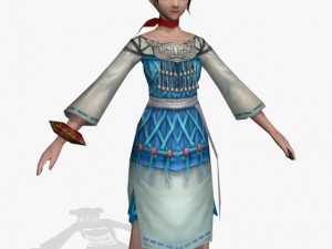 fantasy game charactor sonu 3D Model