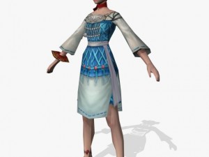 fantasy game charactor sonu 3D Model