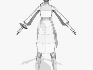 fantasy game charactor sonu 3D Model