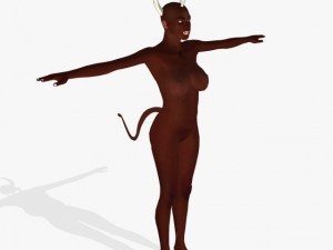 game character sundari 3D Model