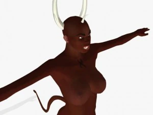 game character sundari 3D Model