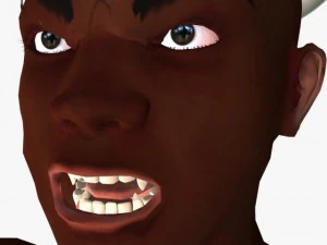 game character sundari 3D Model