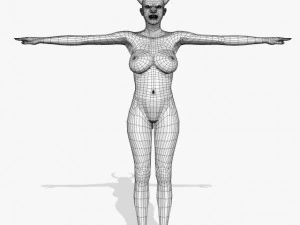 game character sundari 3D Model