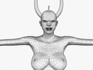 game character sundari 3D Model