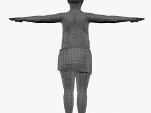 fantasy man timba Model 3D