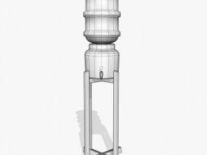 water bottle 3D 模型