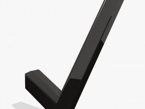 black check 3d icon 3D Модель
