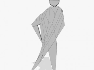 3d blue logo 3D Model