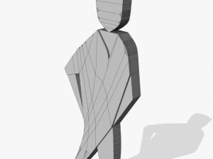 3d blue logo 3D Model