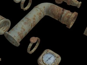 pipes collection set 3D Model