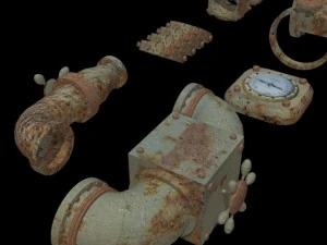 pipes collection set 3D Model