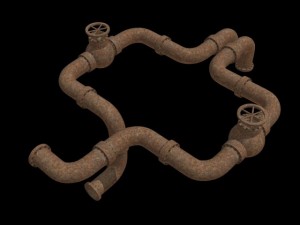 plumber pipe 3D 모델