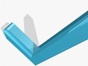 blue check 3d icon 3D Model