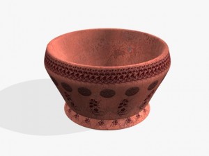 fantasy pot02 3D Модель