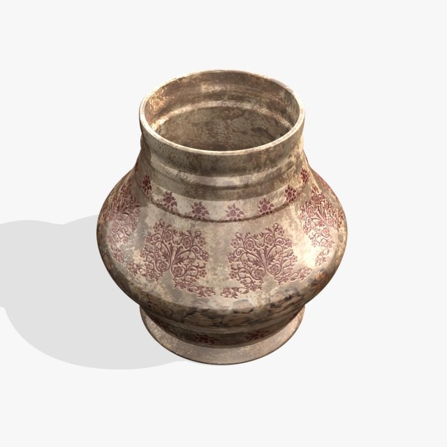fantasy pot03 3D Model .c4d .max .obj .3ds .fbx .stl .blend 