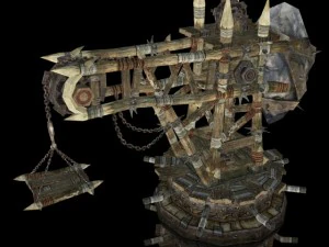 ローポリ木製クレーン 3Dモデル