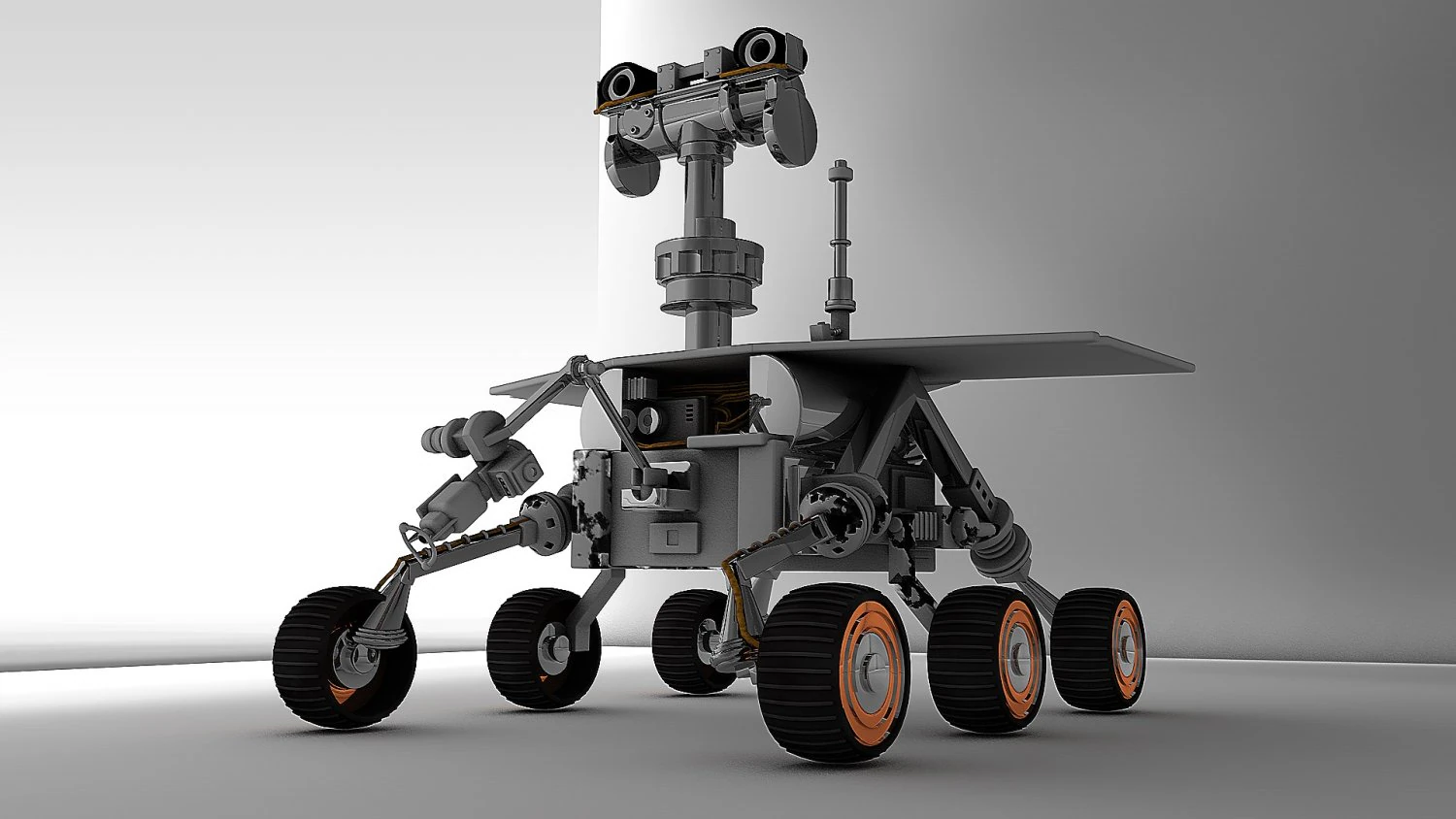 mars rover 3D Model .c4d .max .obj .3ds .fbx .stl .blend 