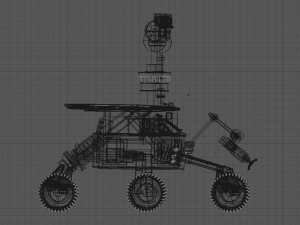 mars rover Modèle 3D