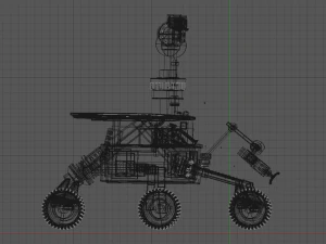 mars rover 3D Model