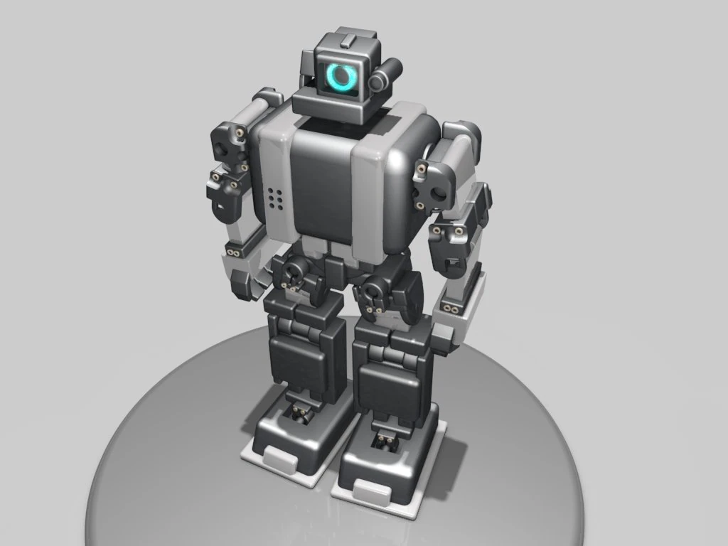 robot isobot 3D Model .c4d .max .obj .3ds .fbx .stl .blend 