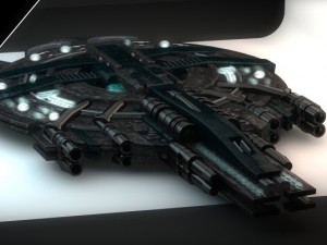 spaceship 3D Model