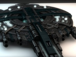 spaceship 3D Модель