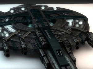 spaceship 3D Model