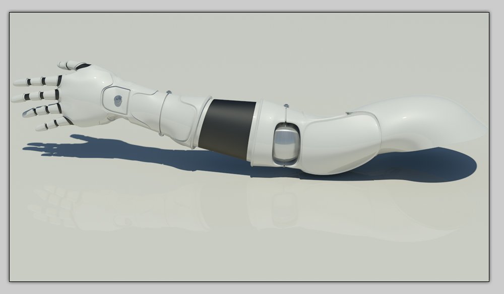 Arm Free 3D Model in Robot 3DExport