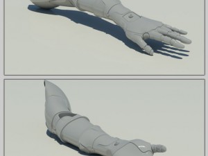 cybernetic arm Modello 3D